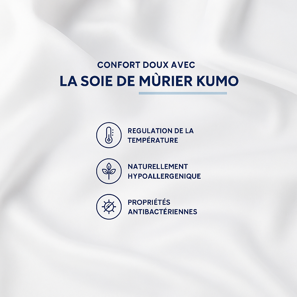 Draps en Soie de Mûrier KUMO