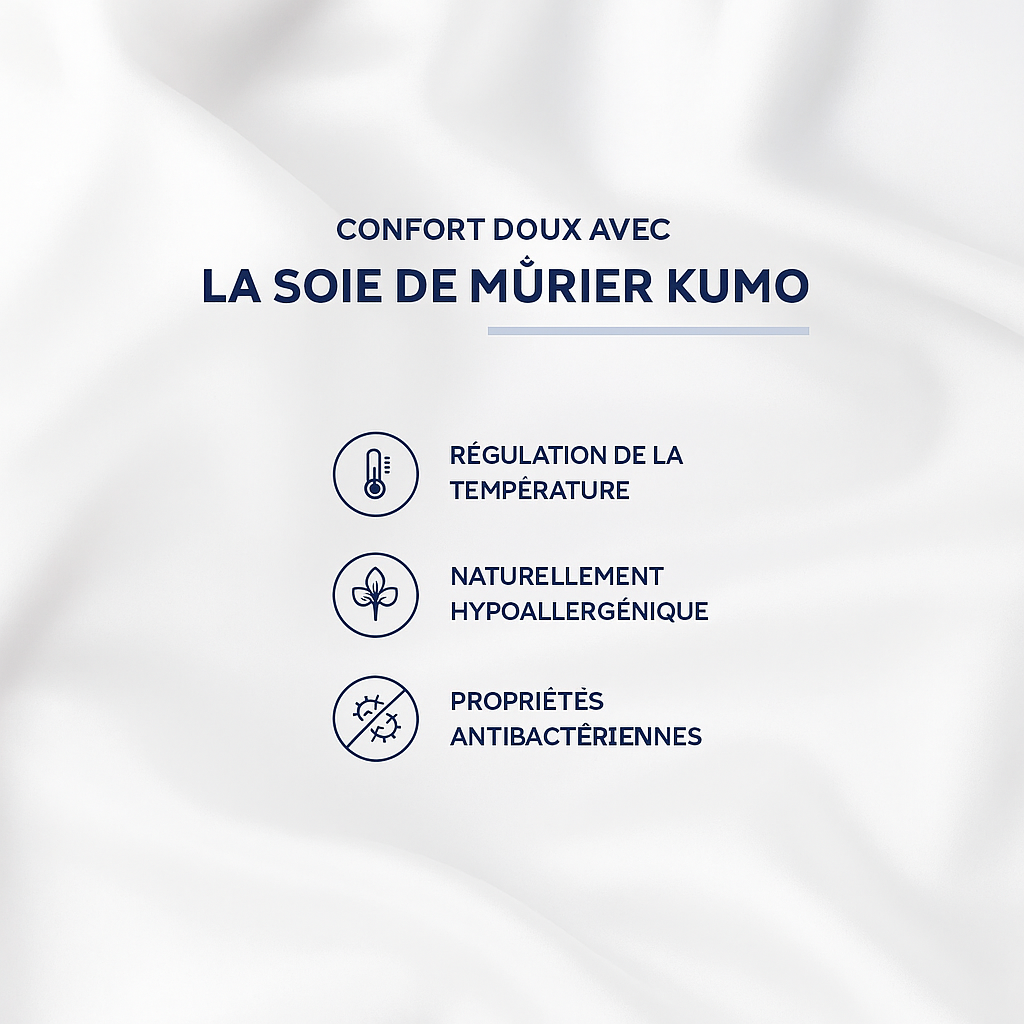 Housse de Couette en Soie de Mûrier KUMO